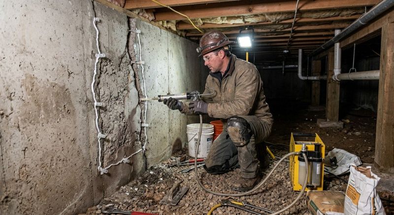 Basement Foundation Repair in Gaston County, NC