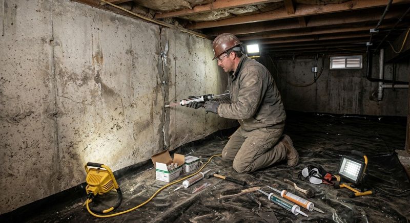 Basement Foundation Repair in Mount Holly, NC