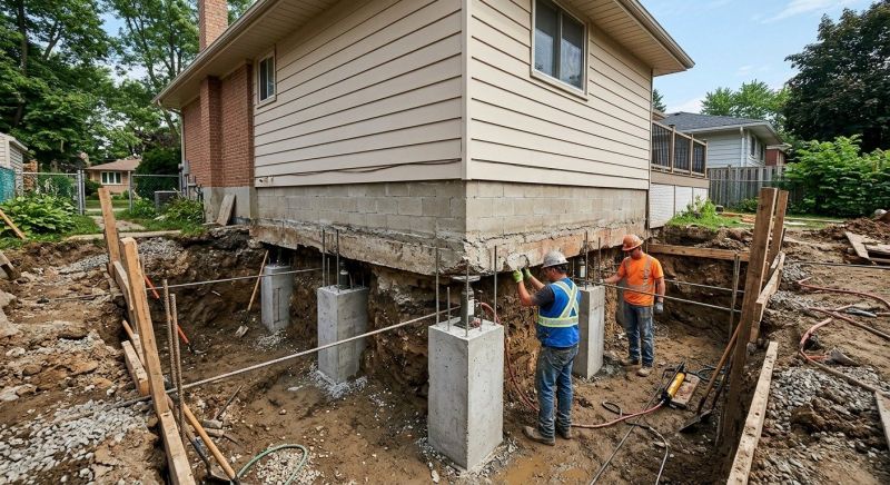 Basement Underpinning in Gaston County, NC