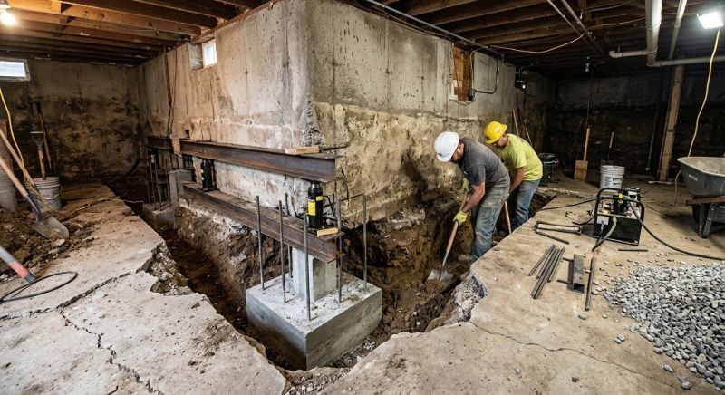 Basement Underpinning in Gaston County, NC