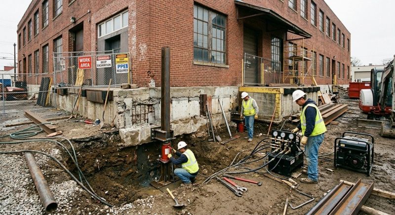 Building Foundation Repair in Kings Mountain, NC