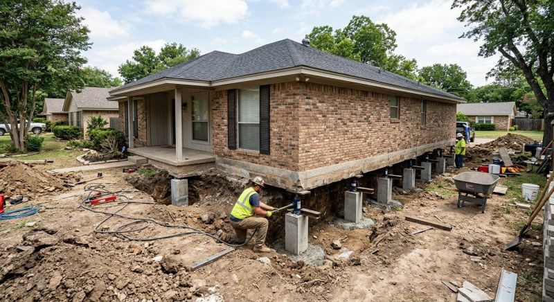 Concrete Foundation Leveling in York County, SC