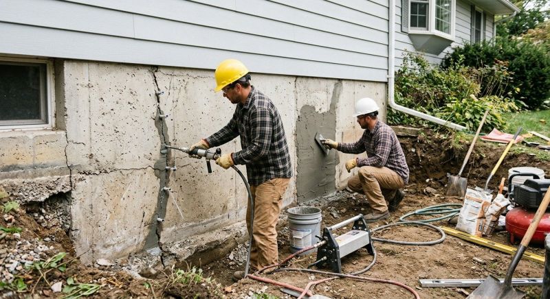 Cracked Foundation Repair in Bessemer City, NC