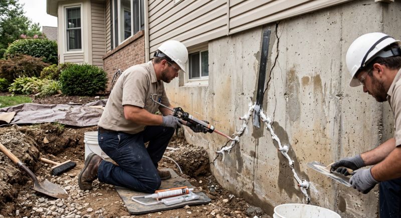 Cracked Foundation Repair in Maiden, NC