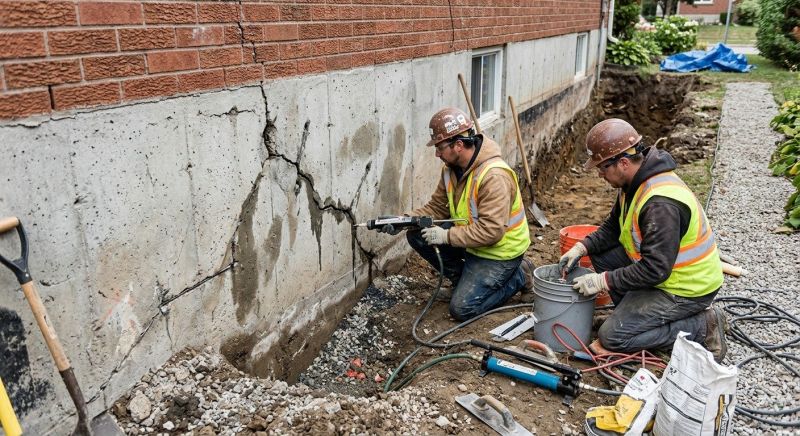 Cracked Foundation Repair in Maiden, NC