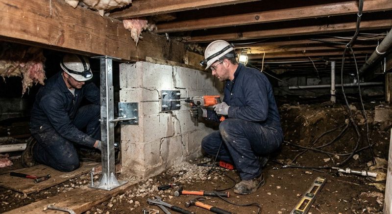 Crawlspace Foundation Repair in Kings Mountain, NC