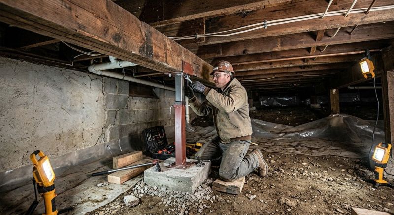 Crawlspace Foundation Repair in Lincoln County, NC