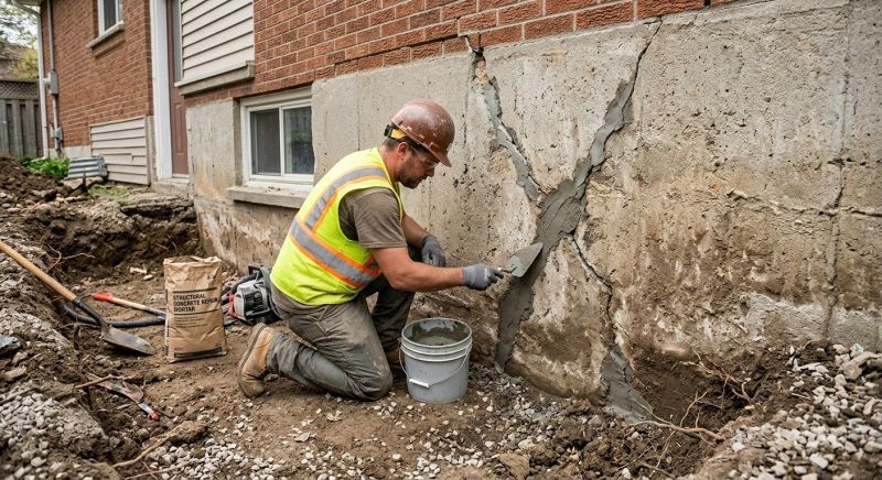 Foundation Crack Repair in Gaston County, NC