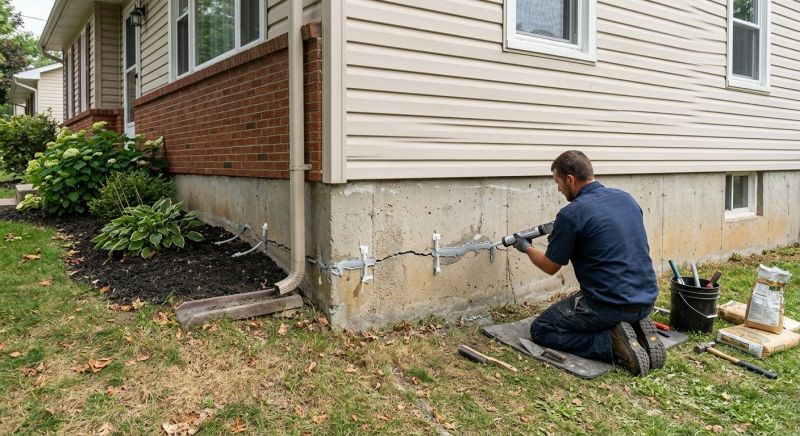 Foundation Crack Sealing in Gaston County, NC