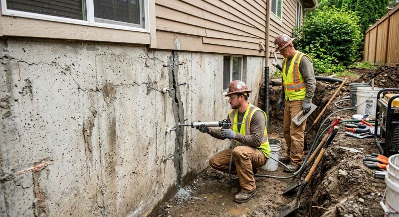 Foundation Crack Sealing in Gaston County, NC