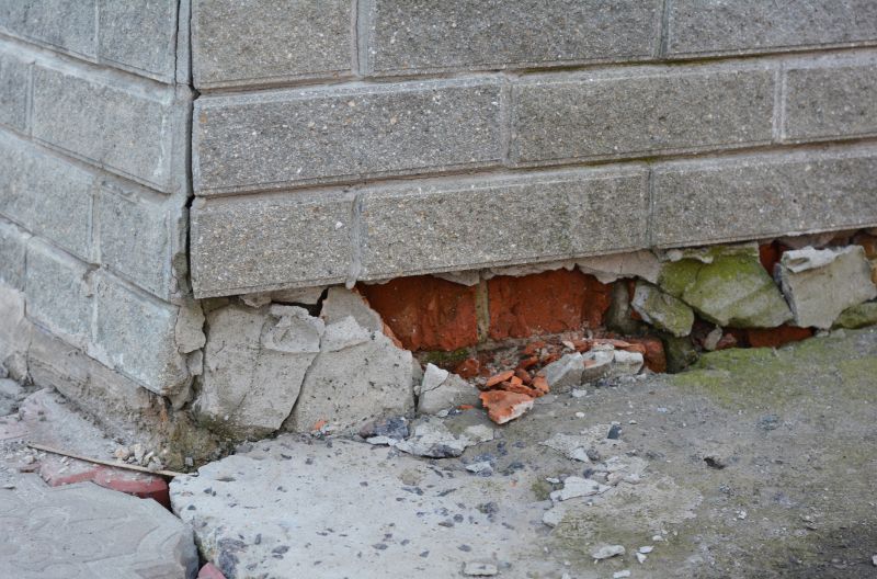 Foundation Damage Repair in Clover, SC