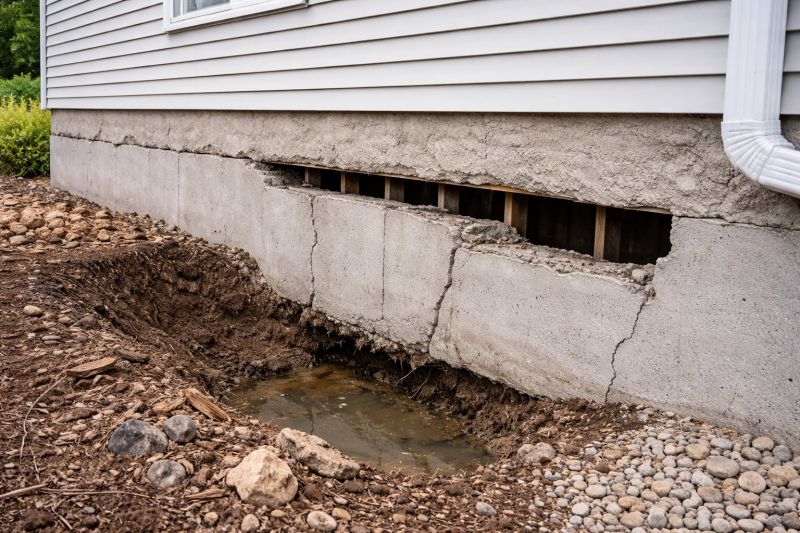 Foundation Damage Repair in Mount Holly, NC