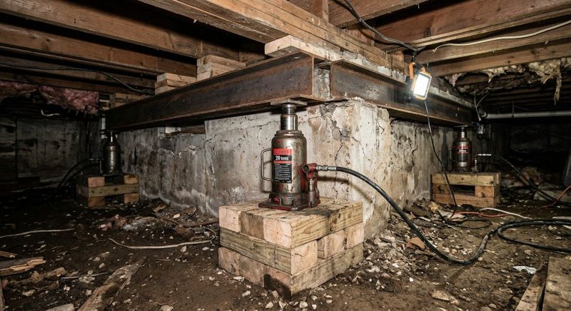Foundation Jacking in Dallas, NC