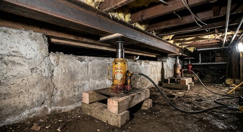 Foundation Jacking in Fort Mill, SC