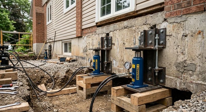 Foundation Jacking in Gastonia, NC