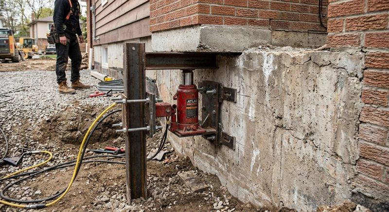 Foundation Jacking in Iron Station, NC