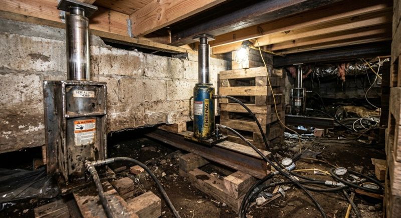 Foundation Jacking in Gaston County, NC