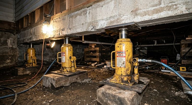 Foundation Jacking in Lincolnton, NC