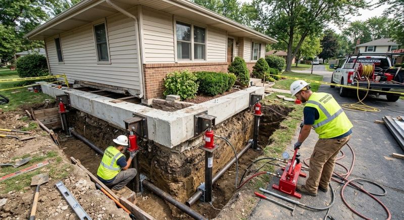 Foundation Jacking in Maiden, NC