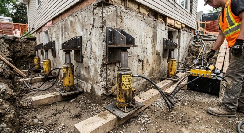 Foundation Jacking in York, SC