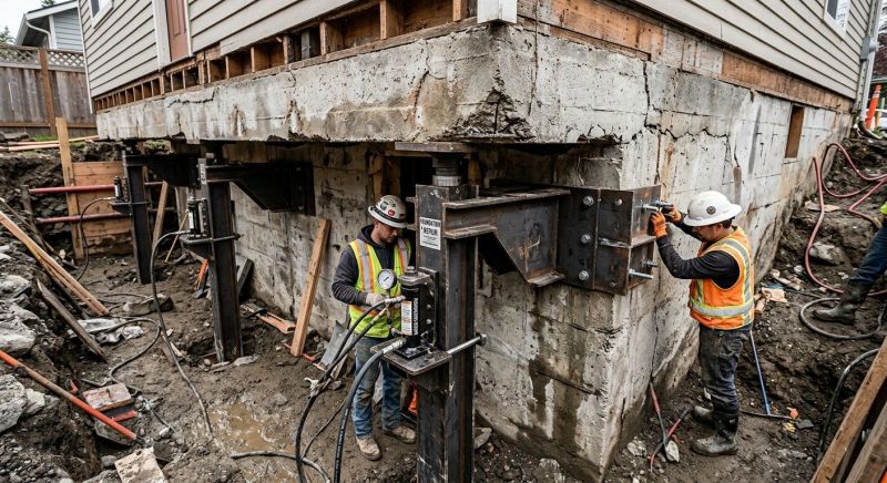 Foundation Lifting in Clover, SC