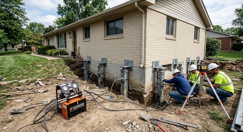 Foundation Pier Leveling in Gaston County, NC
