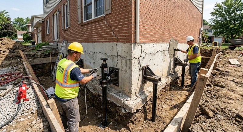 Foundation Pier Repair in Gaston County, NC
