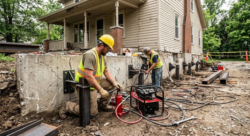 Foundation Stabilizing in Iron Station, NC