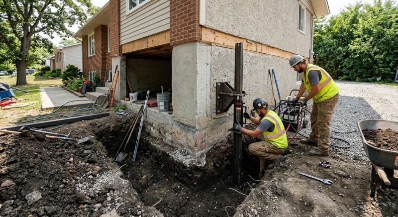 Foundation Structural Repair in Mount Holly, NC