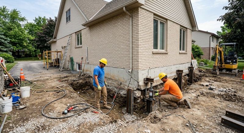 Helical Piers Installation in Gaston County, NC