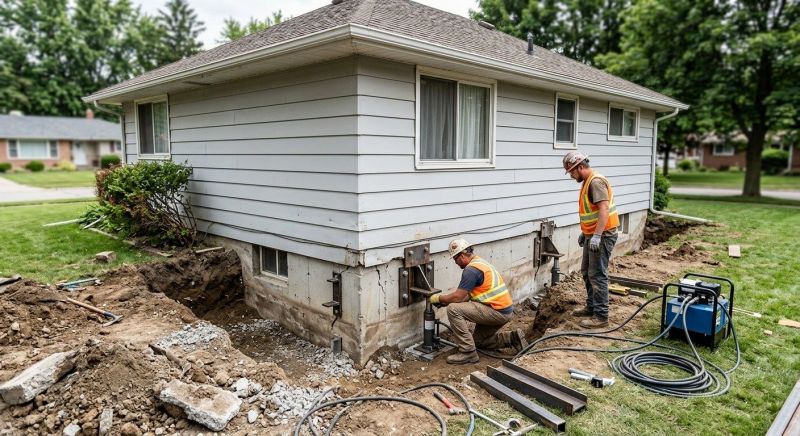 House Foundation Repair in Shelby, NC