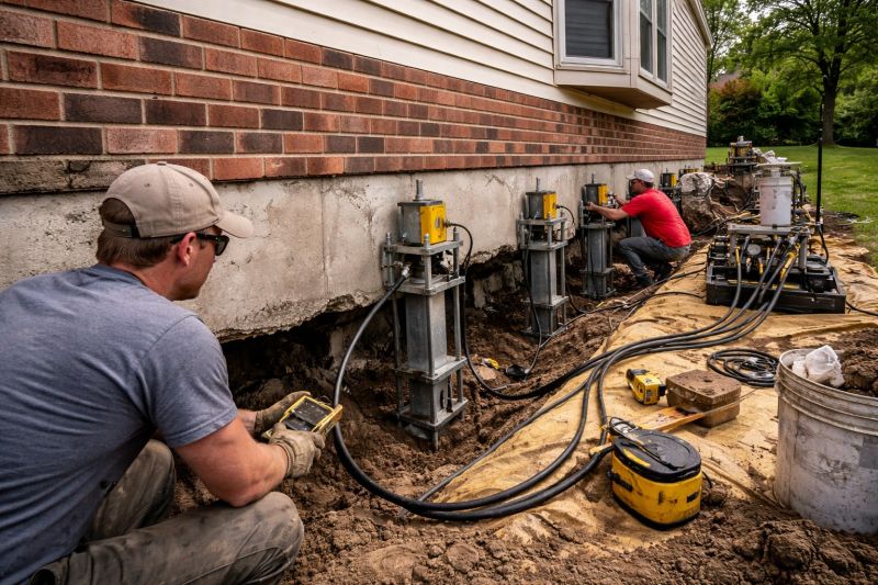 Settling Foundation Service in Rock Hill, SC