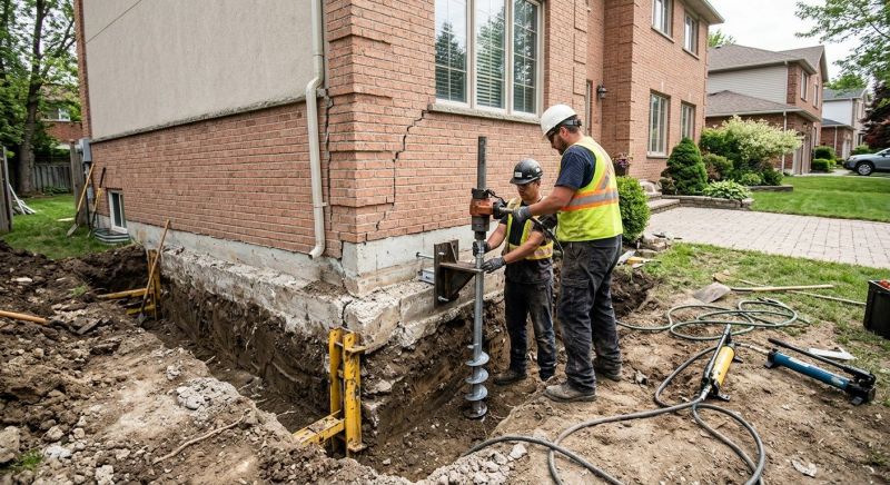 Sinking Foundation Repair in Bessemer City, NC