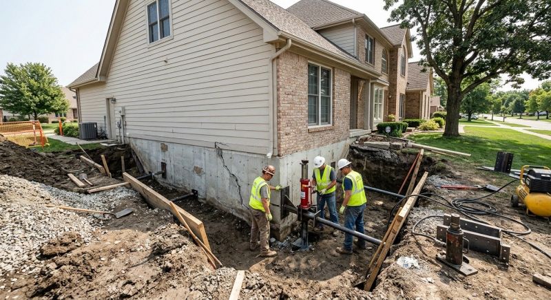 Sinking Foundation Repair in Clover, SC
