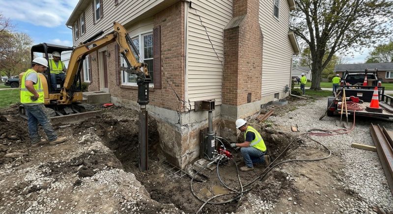 Sinking Foundation Repair in Lincolnton, NC