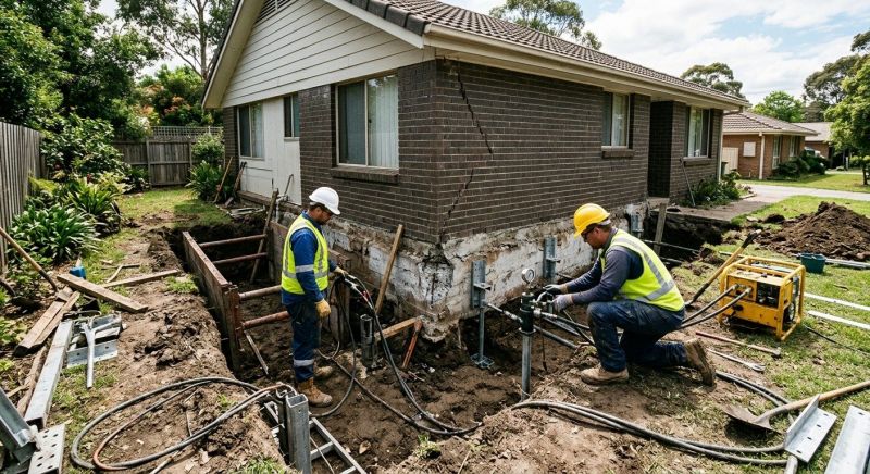 Sinking Foundation Repair in Maiden, NC
