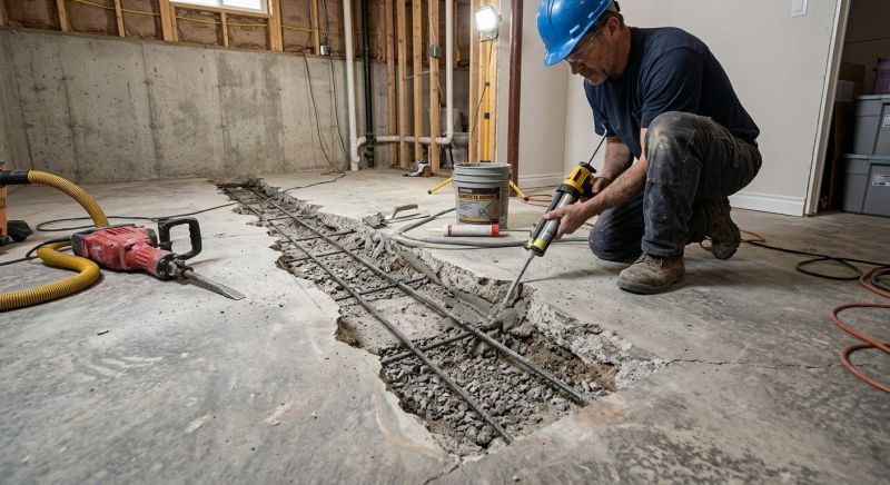 Slab Foundation Repair in Gaston County, NC
