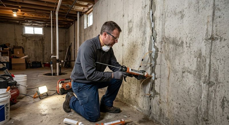 Structural Crack Repair in Gaston County, NC