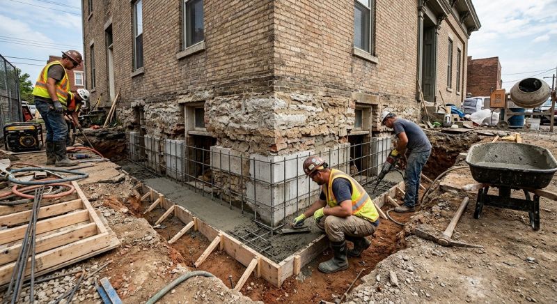 Structural Underpinning in Gaston County, NC