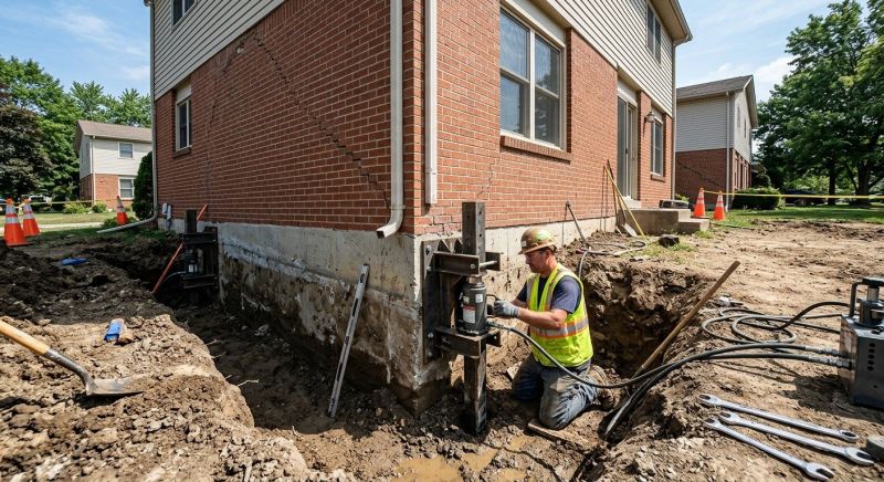 Sinking Foundation Repair in Maiden, NC